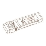 10G SFP+ CWDM optical transceiver line drawing — TenFourOptics