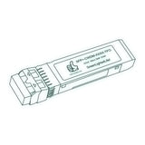 10G SFP+ CWDM optical transceiver line drawing — TenFourOptics