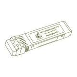 10G SFP+ CWDM optical transceiver line drawing — TenFourOptics