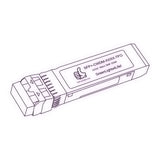 10G SFP+ CWDM optical transceiver line drawing — TenFourOptics