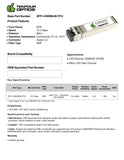 10G SFP+ DWDM 80km optical transceiver datasheet — TenFourOptics