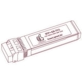 10G SFP+ ER optical transceiver line drawing — TenFourOptics
