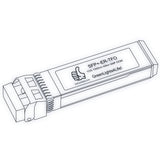 10G SFP+ ER optical transceiver line drawing — TenFourOptics