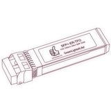 10G SFP+ ER optical transceiver line drawing — TenFourOptics