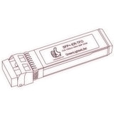 10G SFP+ ER optical transceiver line drawing — TenFourOptics
