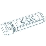 10G SFP+ LR optical transceiver line drawing — TenFourOptics