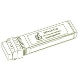 10G SFP+ LR optical transceiver line drawing — TenFourOptics