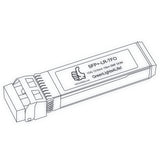 10G SFP+ LR optical transceiver line drawing — TenFourOptics