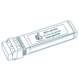 10G SFP+ LR optical transceiver line drawing — TenFourOptics