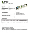10G SFP+ LR 10km SMF optical transceiver datasheet — TenFourOptics