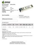 UF-SM-10G Ubiquiti Compatible 10G SFP+ LR 10km SMF Datasheet