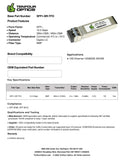 1442401G1 Adtran Compatible 10G SFP SR 300m MMF Transceiver