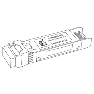 Finisar FTLX6872MCC Compatible 10G SFP+ Tunable 1528.77nm - 1563.86nm 80km Transceiver Module