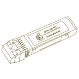 10G SFP+ ZR optical transceiver line drawing — TenFourOptics