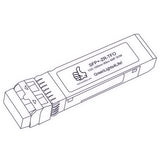 10G SFP+ ZR optical transceiver line drawing — TenFourOptics