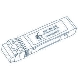 10G SFP+ ZR optical transceiver line drawing — TenFourOptics