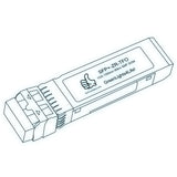 10G SFP+ ZR optical transceiver line drawing — TenFourOptics