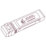 10G SFP+ ZR optical transceiver line drawing — TenFourOptics