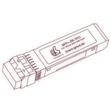10G SFP+ ZR optical transceiver line drawing — TenFourOptics