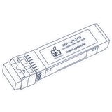 10G SFP+ ZR optical transceiver line drawing — TenFourOptics