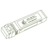 10G SFP+ ZR optical transceiver line drawing — TenFourOptics