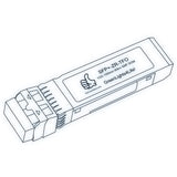 10G SFP+ ZR optical transceiver line drawing — TenFourOptics