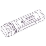 10G SFP+ ZR optical transceiver line drawing — TenFourOptics