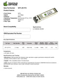 ZYX-10G-ZR Zyxel Compatible 10G SFP ZR 80km SMF Datasheet