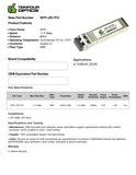 10G SFP+ ZR optical transceiver datasheet — TenFourOptics