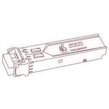 1G SFP SX optical transceiver line drawing — TenFourOptics