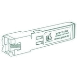 1G SFP T optical transceiver line drawing — TenFourOptics