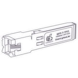 1G SFP T optical transceiver line drawing — TenFourOptics