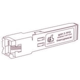 1G SFP T optical transceiver line drawing — TenFourOptics