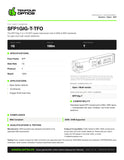 SFP1Gig-T-TFO datasheet
