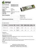 ZYX-25G-BX10U Zyxel Compatible 25G SFP28 BiDi 10km SMF Datasheet