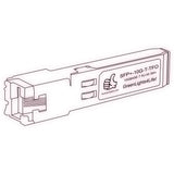 10G SFP+ T optical transceiver line drawing — TenFourOptics