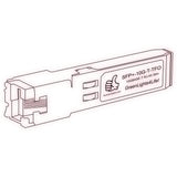 10G SFP+ T optical transceiver line drawing — TenFourOptics