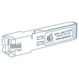 10G SFP+ T optical transceiver line drawing — TenFourOptics