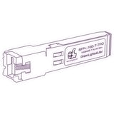 10G SFP+ T optical transceiver line drawing — TenFourOptics