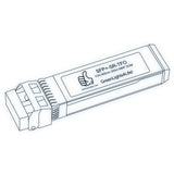 10G SFP+ SR optical transceiver line drawing — TenFourOptics