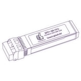 10G SFP+ SR optical transceiver line drawing — TenFourOptics
