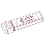 10G SFP+ SR optical transceiver line drawing — TenFourOptics