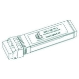 10G SFP+ SR optical transceiver line drawing — TenFourOptics