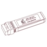 10G SFP+ SR optical transceiver line drawing — TenFourOptics