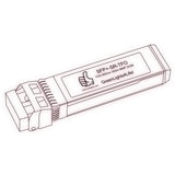 10G SFP+ SR optical transceiver line drawing — TenFourOptics