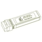 10G SFP+ SR optical transceiver line drawing — TenFourOptics