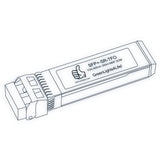 10G SFP+ SR optical transceiver line drawing — TenFourOptics