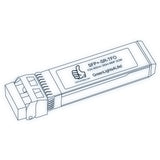 10G SFP+ SR optical transceiver line drawing — TenFourOptics