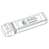 10G SFP+ SR optical transceiver line drawing — TenFourOptics
