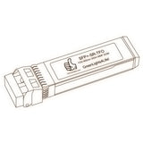 10G SFP+ SR optical transceiver line drawing — TenFourOptics